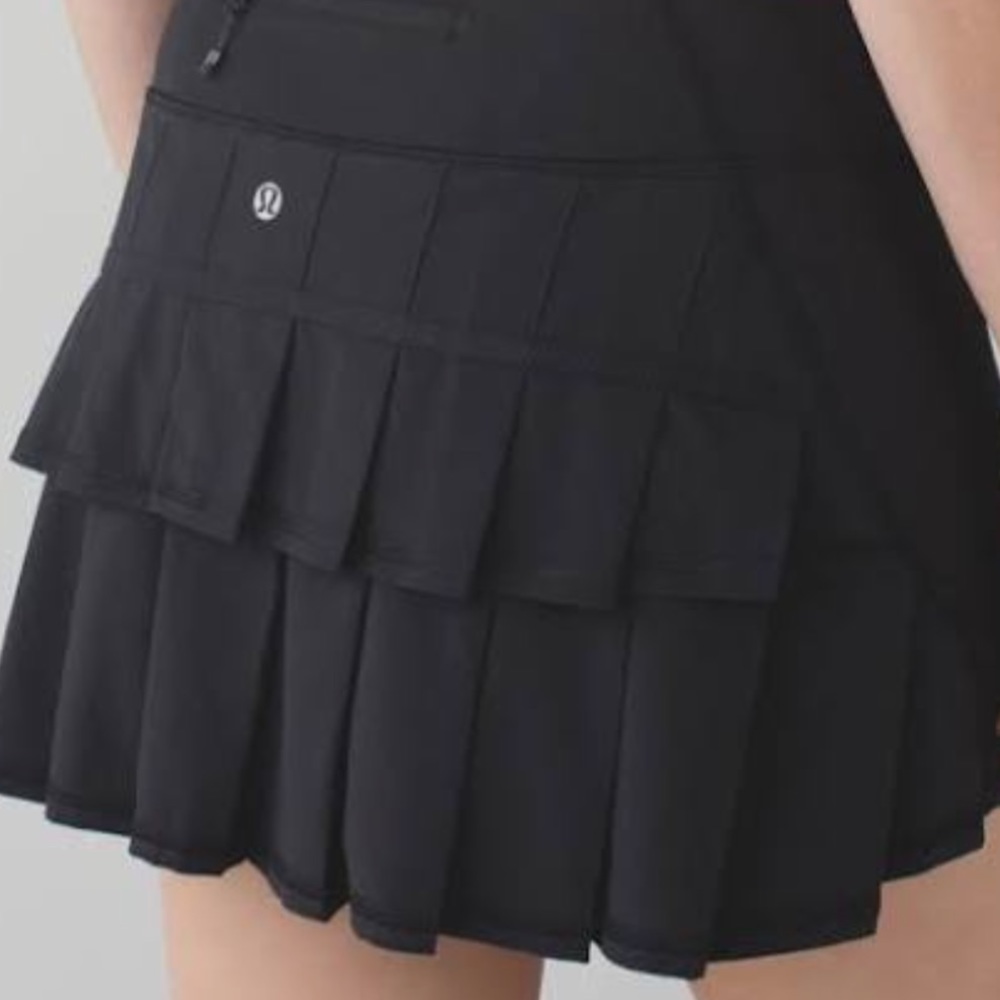 Lululemon Pace setter tennis skirt black